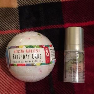 Birthday Cake bath fizzy/Stilla correcting primer